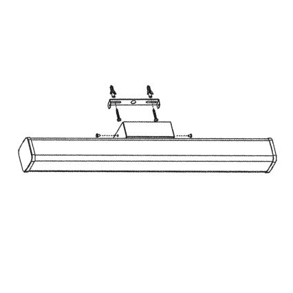 Top Light - LED vonios veidrodžio apšvietimas MADEIRA LED/15W/230V 60 cm IP44