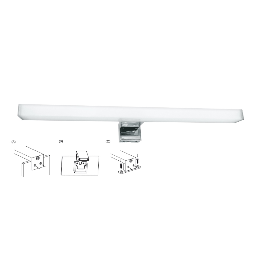 Top Light - LED vonios veidrodžio apšvietimas OREGON LED/7W/230V 40 cm IP44