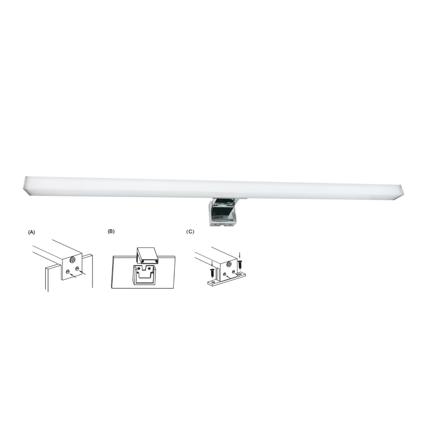 Top Light - LED vonios veidrodžio apšvietimas OREGON LED/9W/230V 60 cm IP44