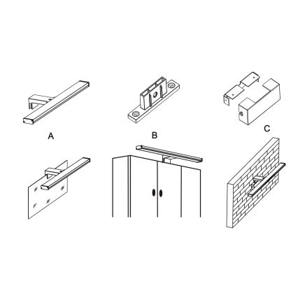Top Light - LED vonios veidrodžio apšvietimas TEXAS XL LED/10W/230V 3000/4000/6500K IP44 60 cm matinis chromas