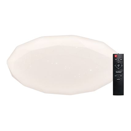 Top Light - LED dimeriuojamas vonios kambario lubinis šviestuvas SPARKLE LED/60W/230V 3000-6500K IP44 Ø 49 cm balta + nuotolinis pultelis