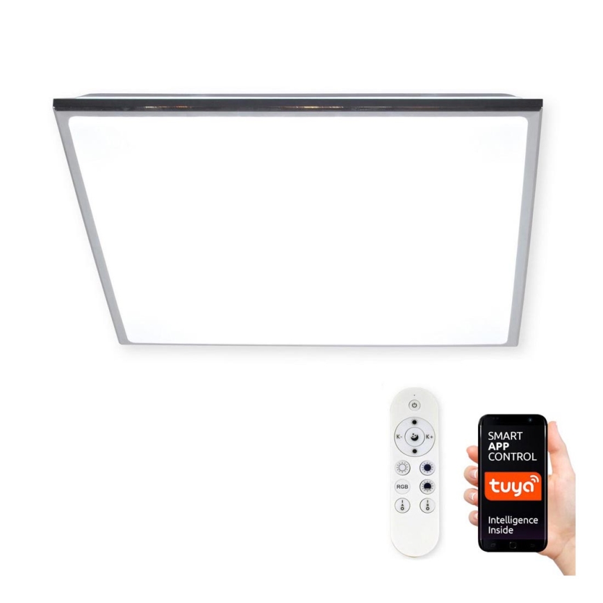 Top Light Silver H MAX SMART - LED RGB pritemdomas lubinis šviestuvas su nuotolinio valdymo pultu SILVER LED/60W/230V Tuya + +VP