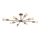 Top Light Star 8 - Sietynas ant stulpo STAR 8xE27/40W/230V