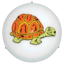 Top Light - Vaikiškas sieninis šviestuvas 5502/40/Turtle 2xE27/60W