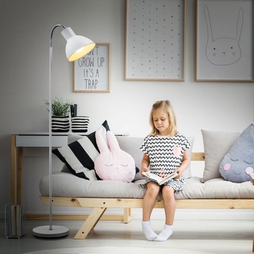 Toršeras 1xE27/25W/230V baltas