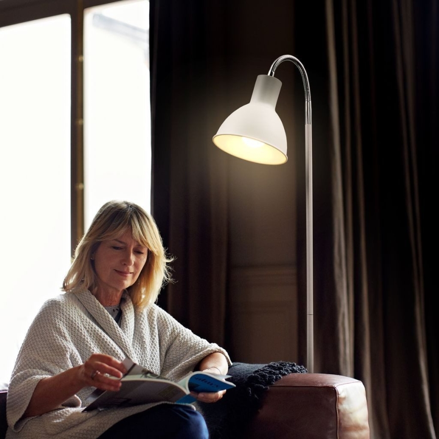 Toršeras 1xE27/25W/230V baltas