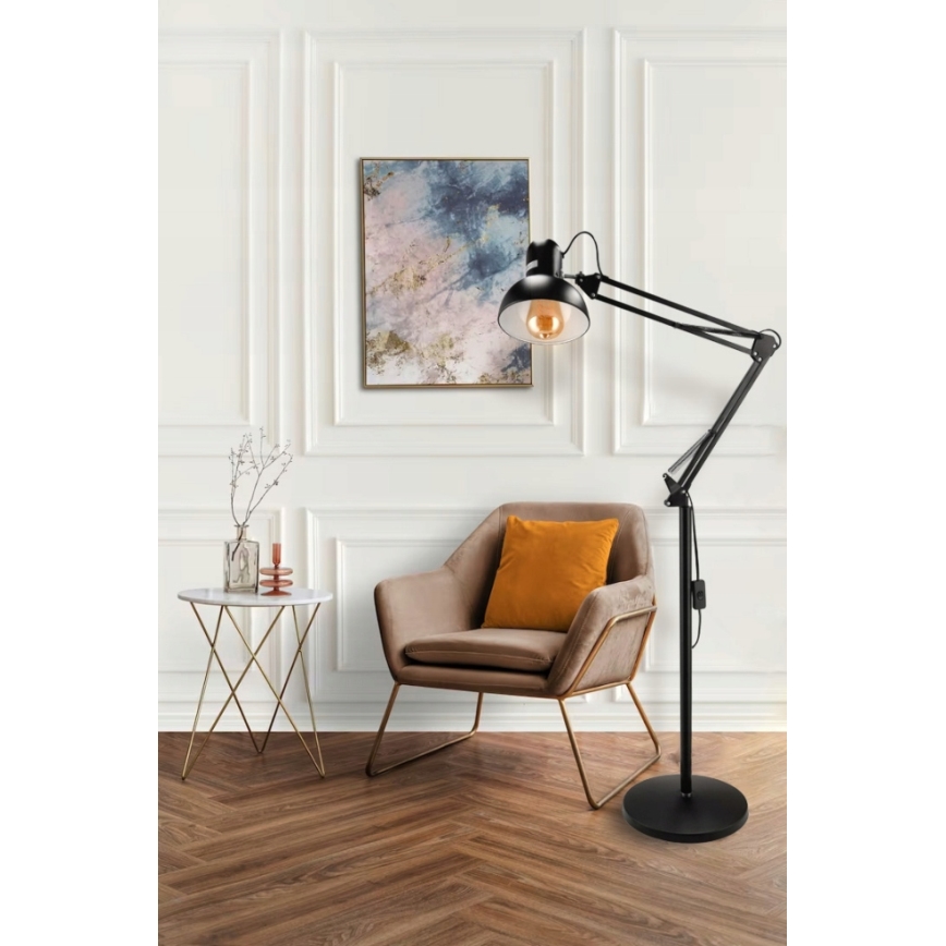 Toršeras 1xE27/40W/230V juodas