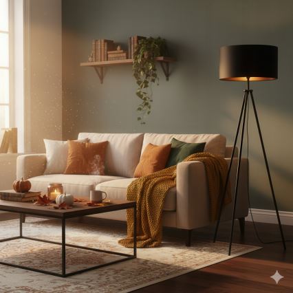 Toršeras 1xE27/40W/230V, juodas