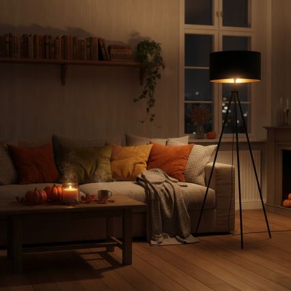 Toršeras 1xE27/40W/230V, juodas