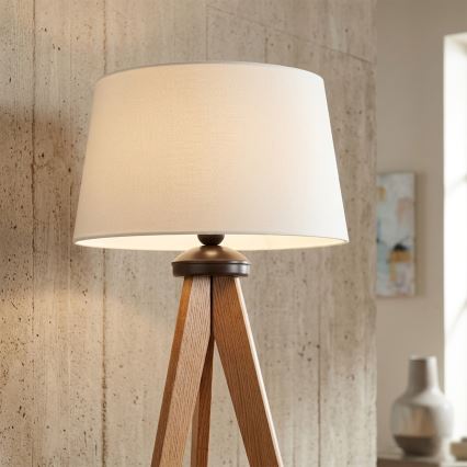 Toršeras AIDA 1xE27/15W/230V ąžuolas/kreminė