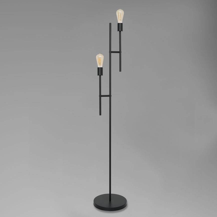 Toršeras CARTAGO 2xE27/60W/230V juodas