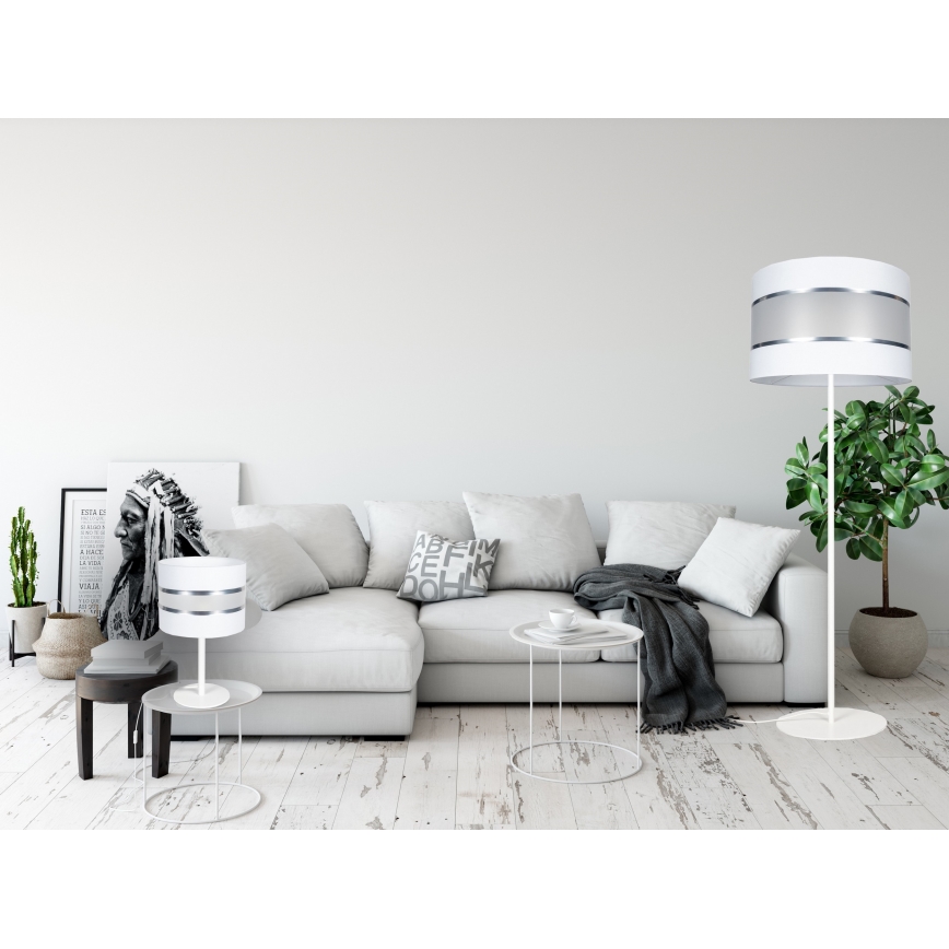 Toršeras CORAL 1xE27/60W/230V baltas