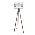 Toršeras CORAL 1xE27/60W/230V ruda/balta/matinis chromas