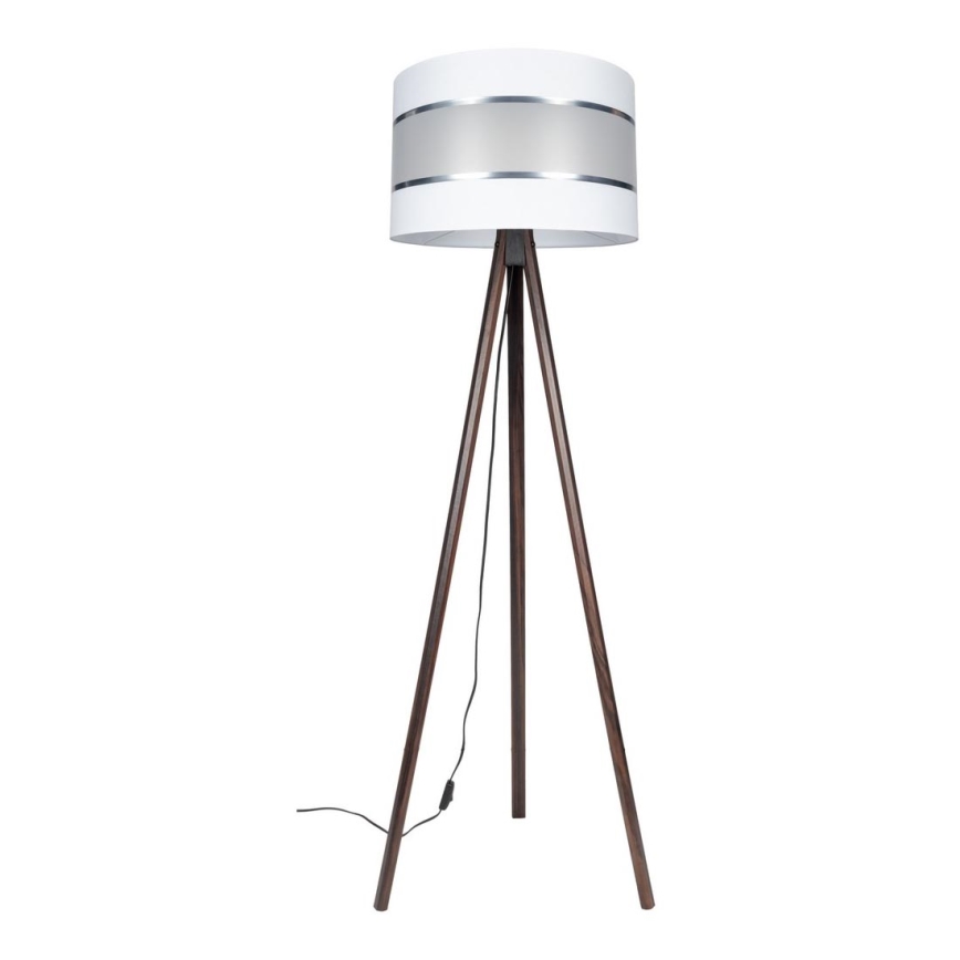 Toršeras CORAL 1xE27/60W/230V ruda/balta/matinis chromas
