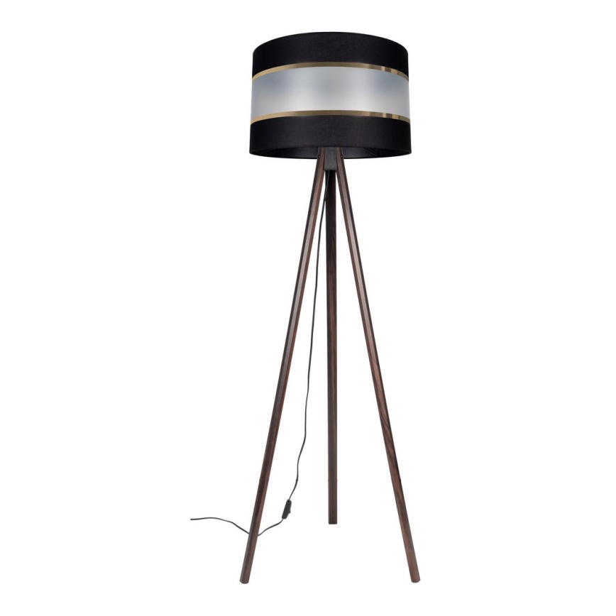 Toršeras CORAL 1xE27/60W/230V ruda/juoda/auksas