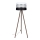 Toršeras CORAL 1xE27/60W/230V ruda/juoda/balta/matinis chromas