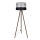 Toršeras CORAL 1xE27/60W/230V ruda/juoda/pilka/matinis chromas