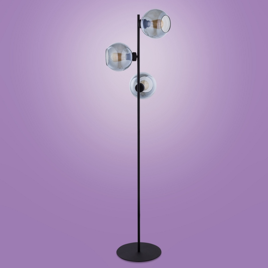 Toršeras CUBUS 3xE27/60W/230V juodas