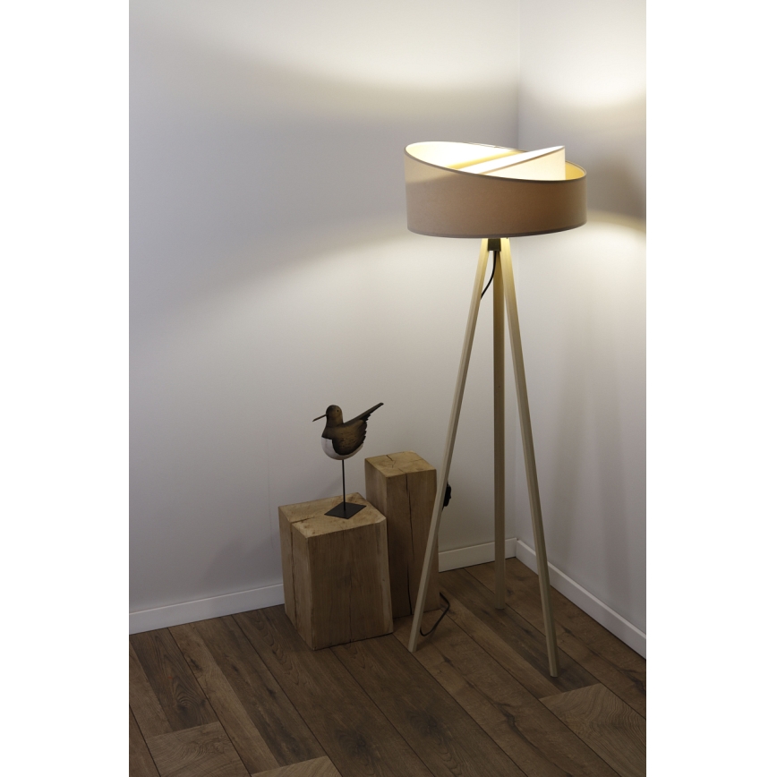 Toršeras GALAXY 1xE27/60W/230V smėlio spalvos