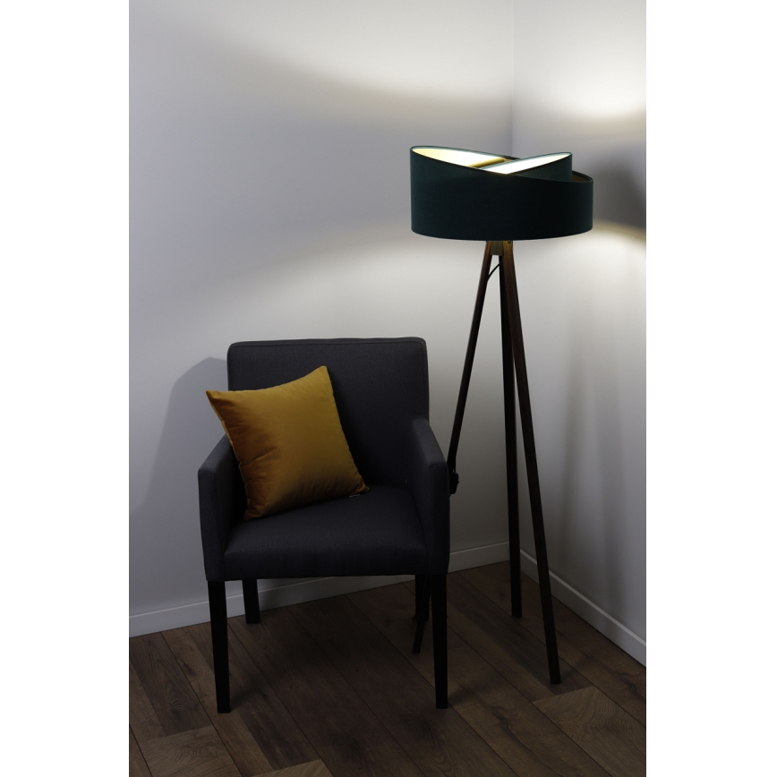 Toršeras GALAXY 1xE27/60W/230V žalias/juodas
