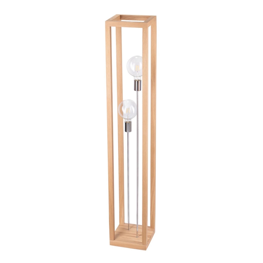 Toršeras KAGO 2xE27/60W/230V matinio ąžuolo + FSC sertifikuota