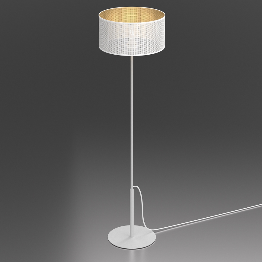 Toršeras LOFT SHADE 1xE27/60W/230V baltas/aukso