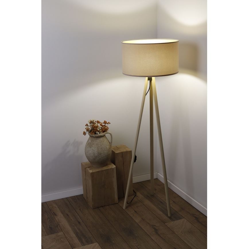 Toršeras STANDART 1xE27/60W/230V smėlio spalvos
