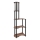 Toršeras su lentynomis 1xE27/40W/230V 140 cm juoda/ruda