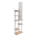 Toršeras su lentynomis VOGUE 1xE27/40W/230V 160 cm balta
