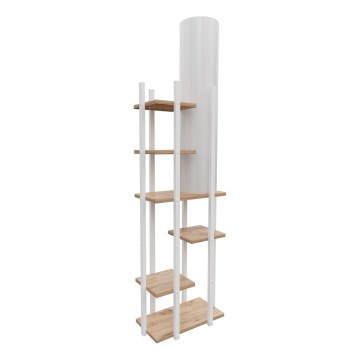 Toršeras su lentynomis VOGUE 1xE27/40W/230V 160 cm balta