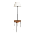 Toršeras su stalu 1xE27/40W/230V juoda/ruda