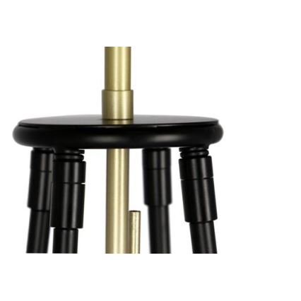 Toršeras TEGOLA 1xE27/60W/230V juodas/auksinis
