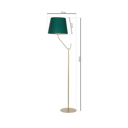 Toršeras VICTORIA 1xE27/60W/230V žalia