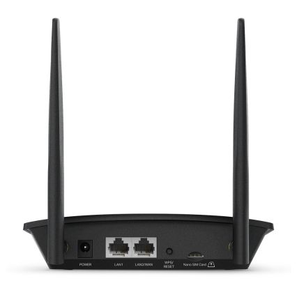 TP-Link - 300 Mbps belaidis N 4G LTE maršrutizatorius TL-MR100 Wi-Fi