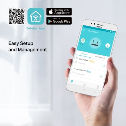 TP-Link – 300 Mbps Wireless N VDSL/ADSL modemas ir maršrutizatorius TD-W9960 (Wi‑Fi)