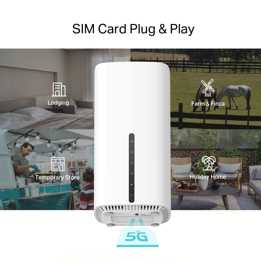TP-Link - Belaidis dviejų juostų gigabitinis 5G maršrutizatorius Archer NX200 Wi-Fi
