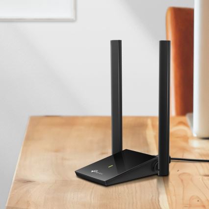TP-Link - Belaidis USB tinklo adapteris su aukšto stiprinimo antenomis Archer T4U Plus Wi-Fi