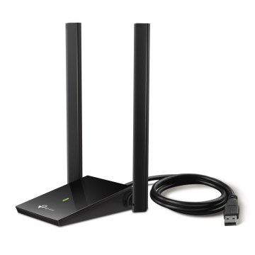 TP-Link - belaidis USB tinklo adapteris su aukšto stiprinimo antenomis Archer T4U Plus