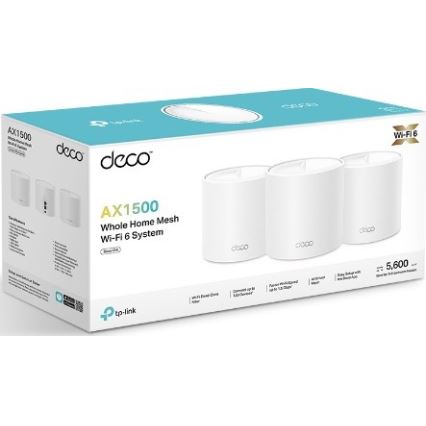 TP-Link - Deco X10, 3 vnt. Wi‑Fi 6 mesh tinklo sistema visam namų ūkiui