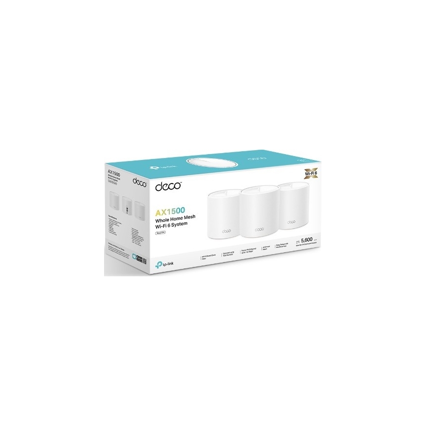 TP-Link - Deco X10, 3 vnt. Wi‑Fi 6 mesh tinklo sistema visam namų ūkiui