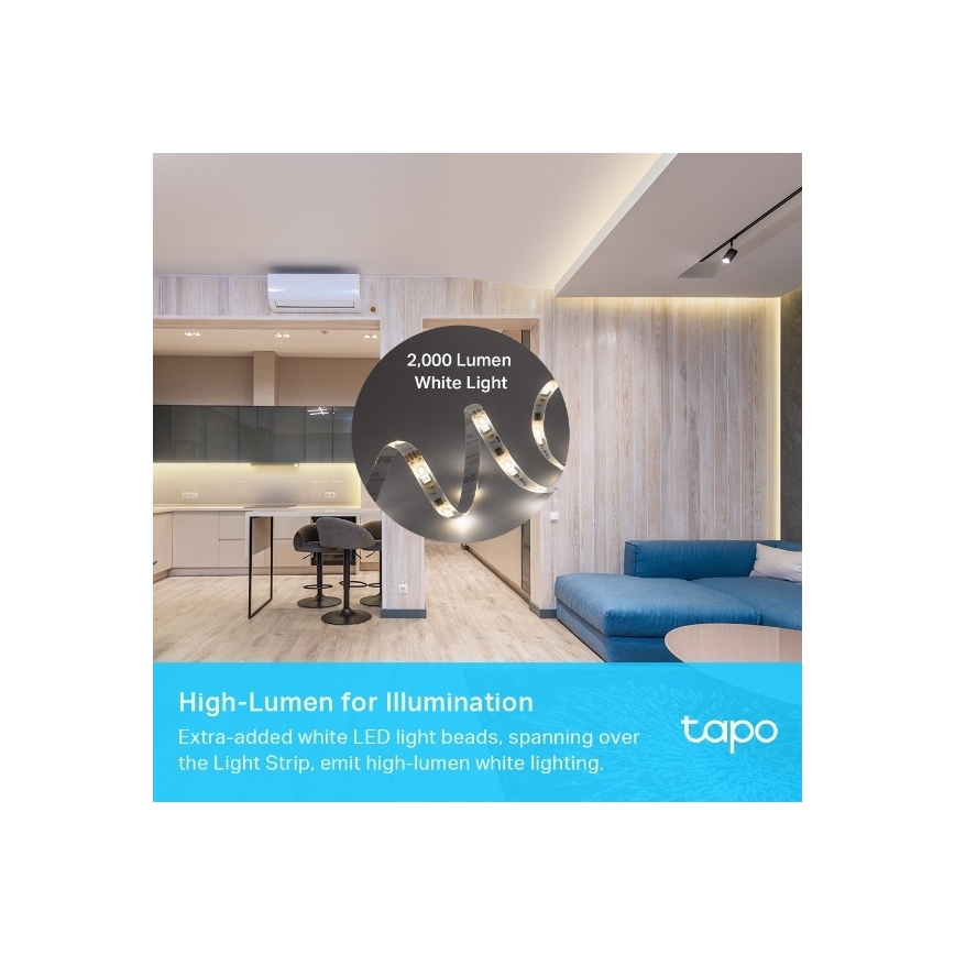 TP-Link - dimeriuojama LED RGBW juosta 5 m LED/24W/230V Wi-Fi