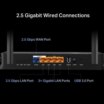 TP-Link - Dviejų juostų Wi-Fi 7 maršrutizatorius Archer BE230