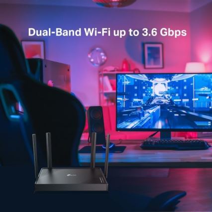 TP-Link - dviejų juostų Wi‑Fi 7 maršrutizatorius Archer BE220