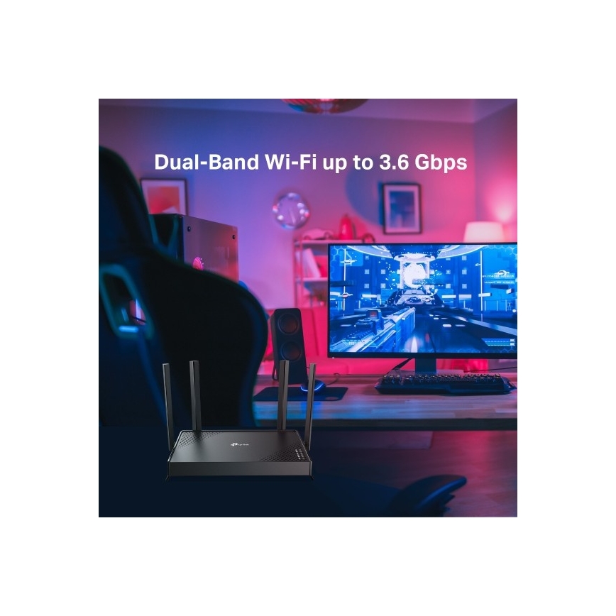 TP-Link - dviejų juostų Wi‑Fi 7 maršrutizatorius Archer BE220