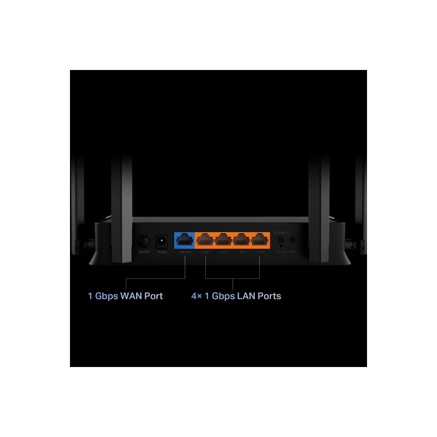 TP-Link - dviejų juostų Wi‑Fi 7 maršrutizatorius Archer BE220