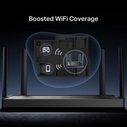 TP-Link - dviejų juostų Wi‑Fi 7 maršrutizatorius Archer BE220