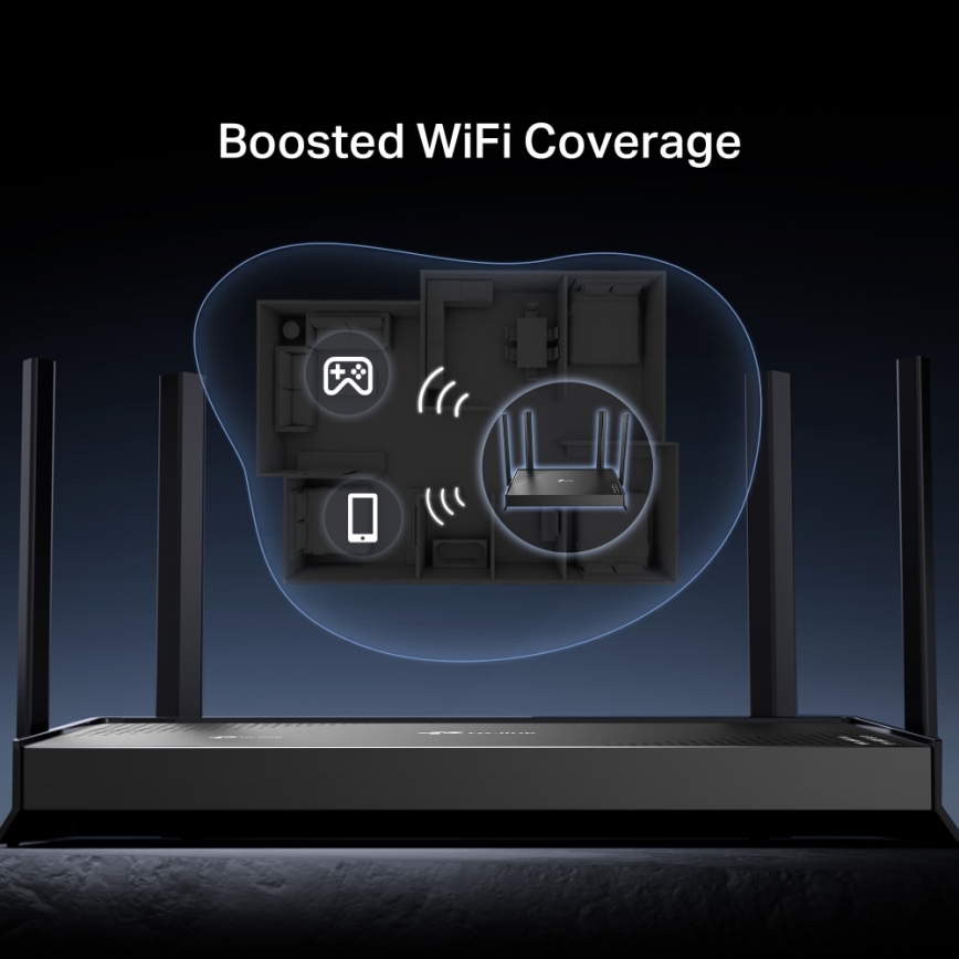 TP-Link - dviejų juostų Wi‑Fi 7 maršrutizatorius Archer BE220