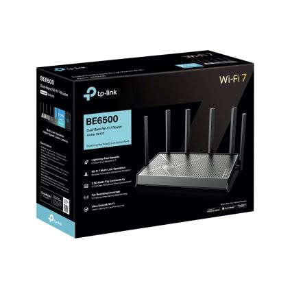 TP-Link - Dviejų juostų Wi‑Fi 7 maršrutizatorius Archer BE400