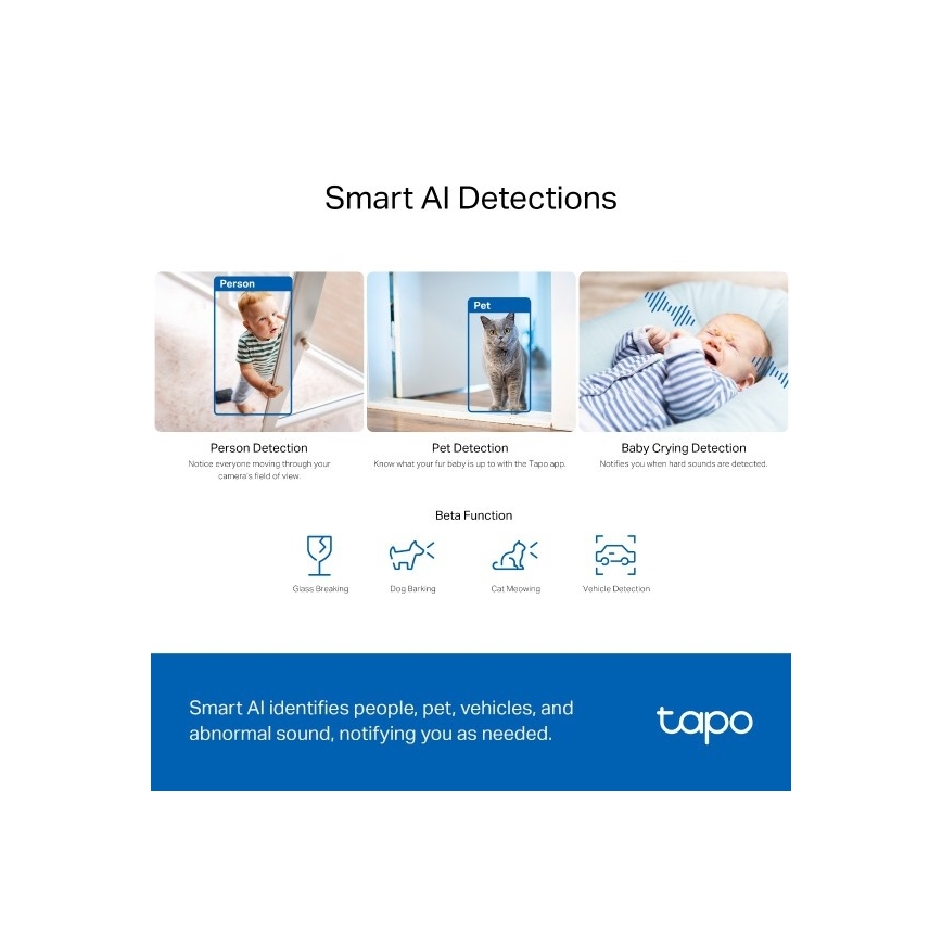 TP-Link - Išmani Wi-Fi kamera Tuya