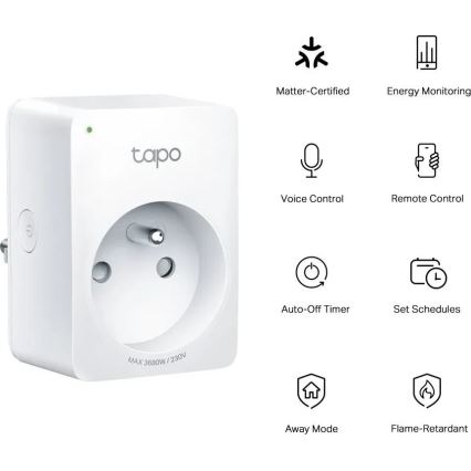 TP-Link - Išmanioji kištukinė rozetė E MATTER 3690W Wi-Fi